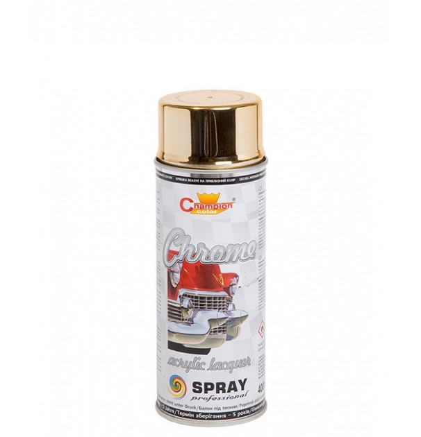 Spray Vopsea Crom Gold 400Ml Champion Color Spray Vopsea Crom Gold 400Ml Champion Color